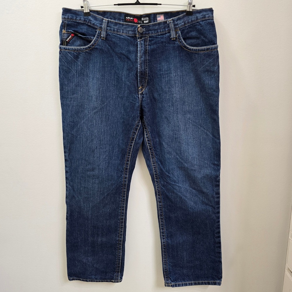 Ariat FR M4 Relaxed Boot Cut Jeans Mens 42x32 Flame Resistant Work Pant 10012555